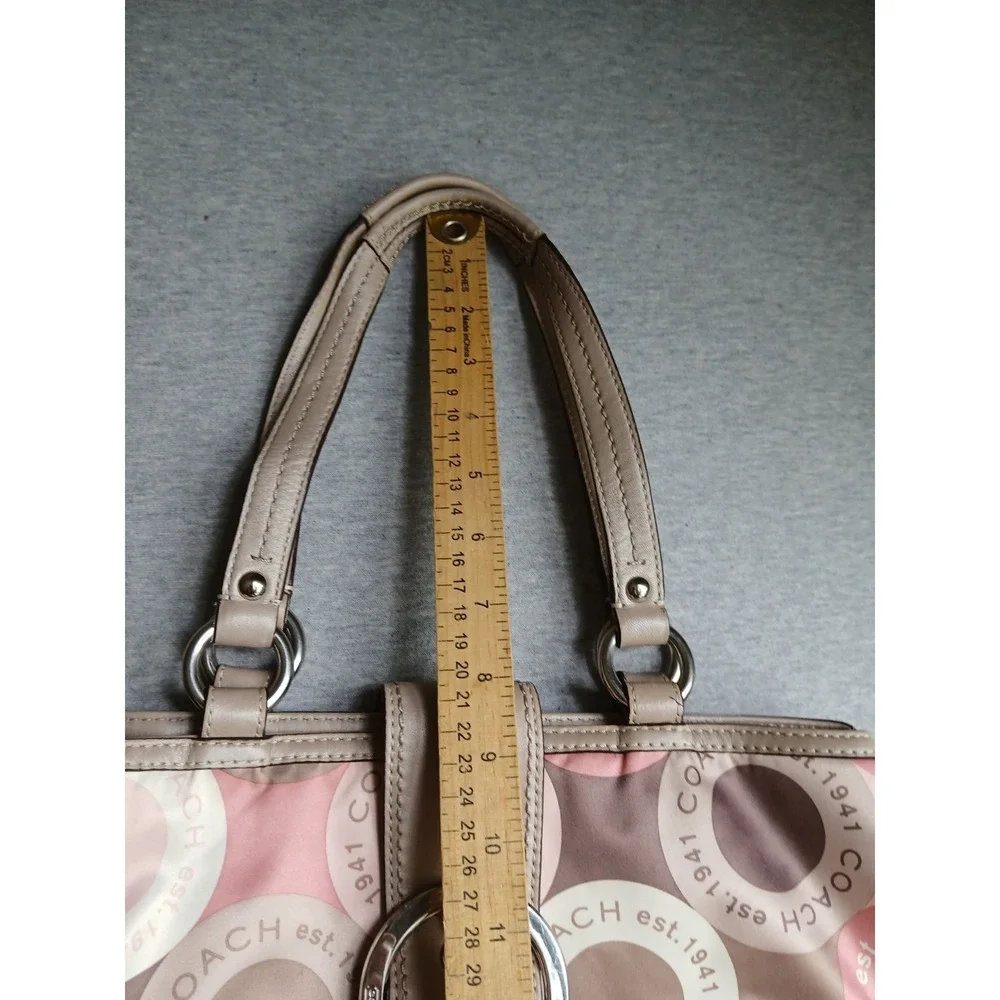 Coach Purse Soho Ashley Sateen Snaphead Tote Bag Designer K1175 F18805 - Picture 4 of 16